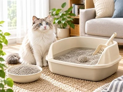 Комкующийся кошачий наполнитель
